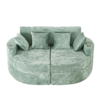 Chaise longue rembourrée