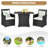 2 - Person Patio Conversation Set with Cushions