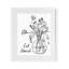 «Get N nu Flower Contour», impression sous verre encadrée-18175202-18175203