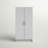 Bucholz 65" Tall Wardrobe Cabinet, Storage Cabinet with Hanging Rail and Shelves for Living Room, Kitchen, and Laundry Room, 24.5" D x 32" W x 65" H, White-482326624-417904668