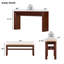 Ensemble de table de bar cannelée à hauteur de comptoir avec tabouret en tissu-173155441