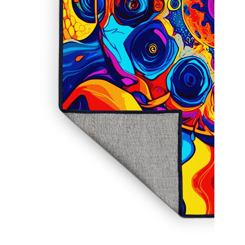 Stellar Bloom Rug, Rectangle 4' x 6'