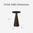 Maven Lane Owen Wooden Drink Table-114141046