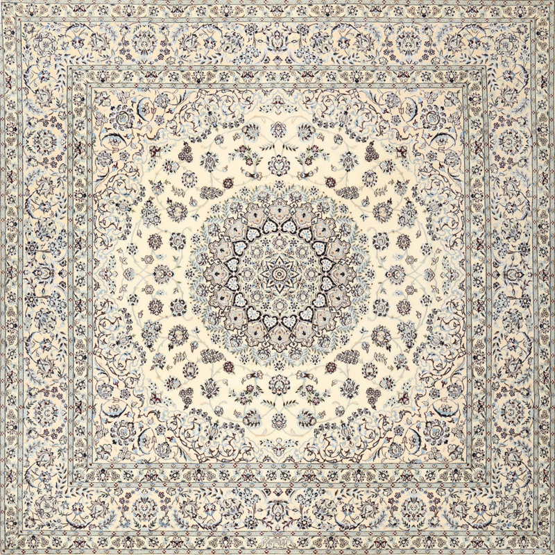 Shakir Oriental Indoor Rug, Square 4'
