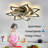Modern Black Led Ceiling Fan With Lights, 35" Low Profile Flush Mount, Flower Design, Dimmable 3 Color Temperatures, 6-speed Quiet Motor, Remote & App Control For Bedroom Living Room Kitchen-1050425529-1052964641-1055816114