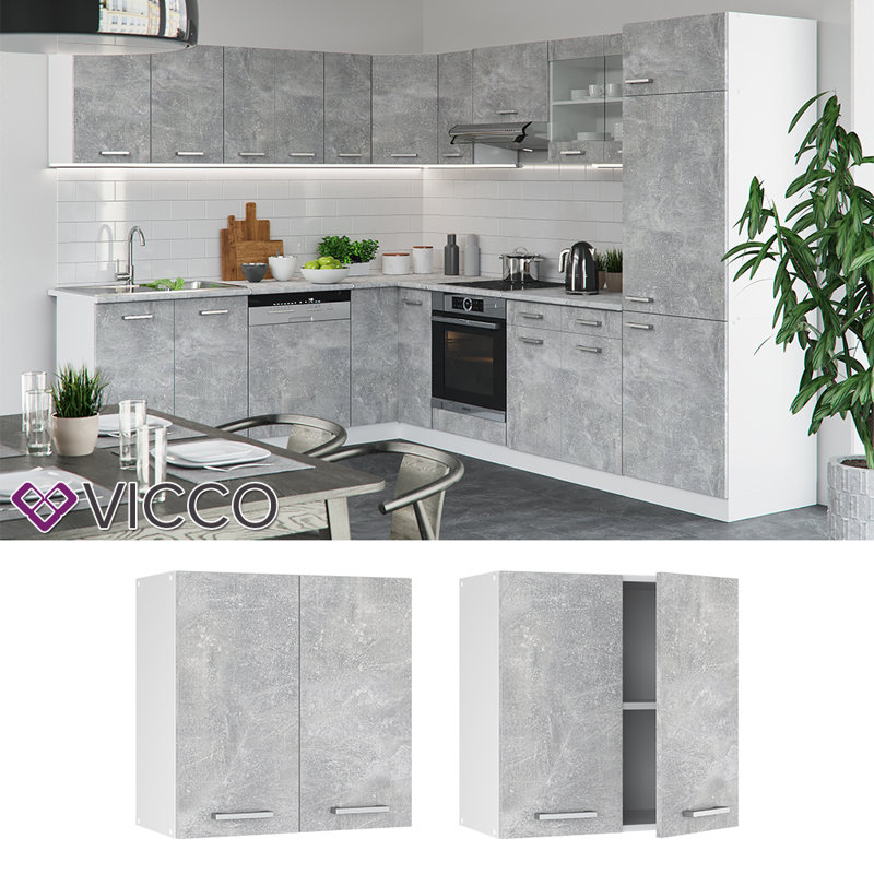 Lokman Matte Wall Unit, Concrete