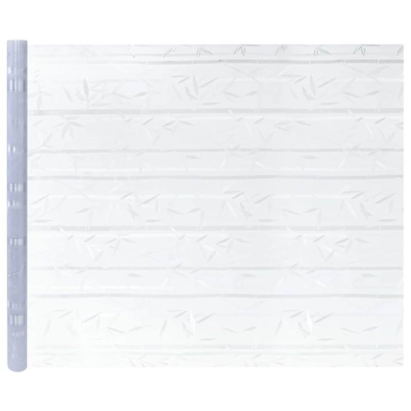 Film de fenêtre statique Vidaxl motif bambou 23,62 x 196,85 en PVC, H 196,85 po x l 23,62 po