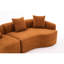 Mousse orange exotique pour la maison - Confort unique avec 4 sièges confortables et élégants
