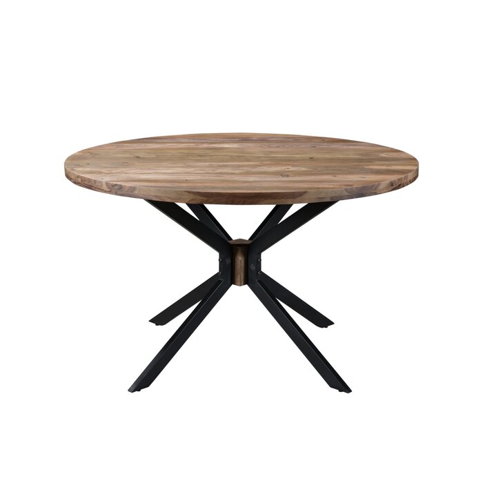 Foundry Select Dyson Round Solid Wood Dining Table & Reviews | Wayfair