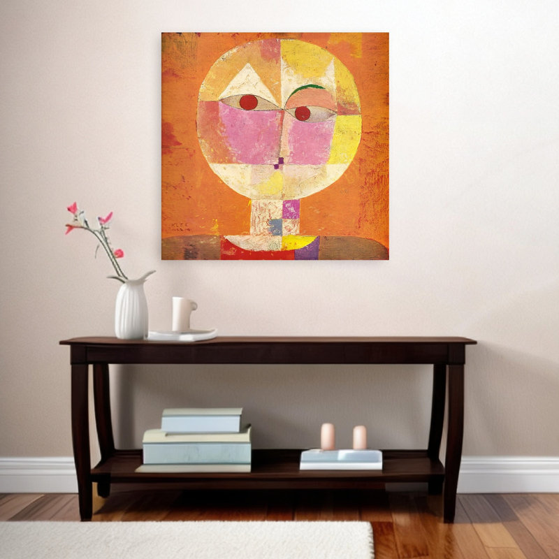 Impression d'art contemporain abstrait Senecio, H 36 po x l 36 po