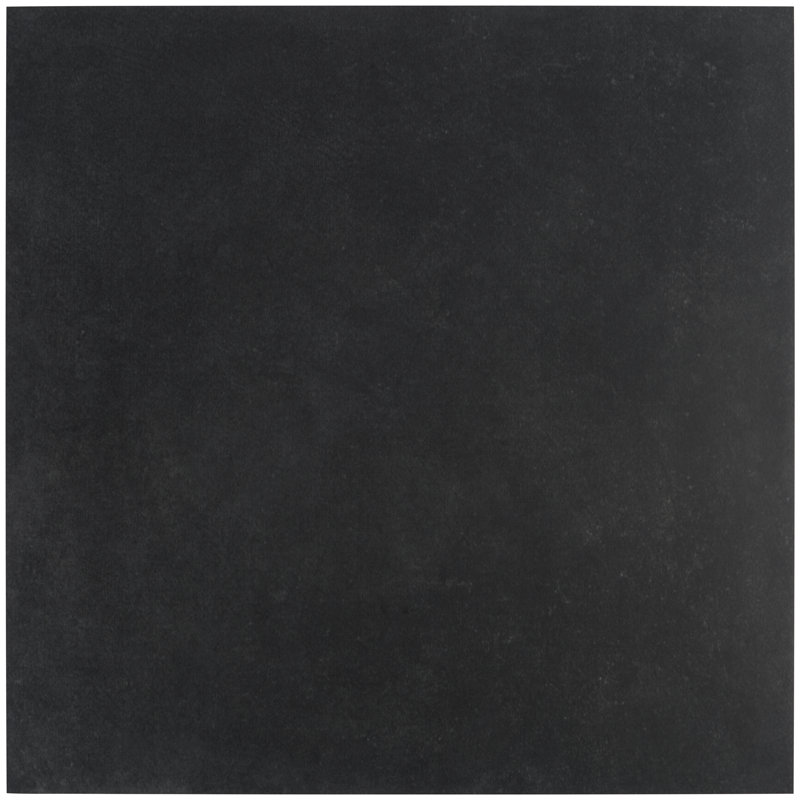 Linea 24" x 24" Matte Porcelain Wall and Floor Tile (11.62 SQFT / Box), Black