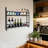 Adriannah Wine Glass Rack in Black