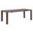 79" Espresso Solid Wood Dining Table