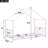 Modern Twin Size House Platform Bed-361766140