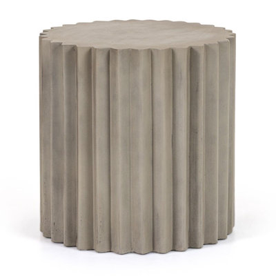 Evadale - Modern Concrete End Table