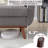 77.2" W Linen Sofa Couch, Mid Century Modern Decor Loveseat Couches For Living Room, Button Tufted Upholstered Small Couch For Bedroom-570002402