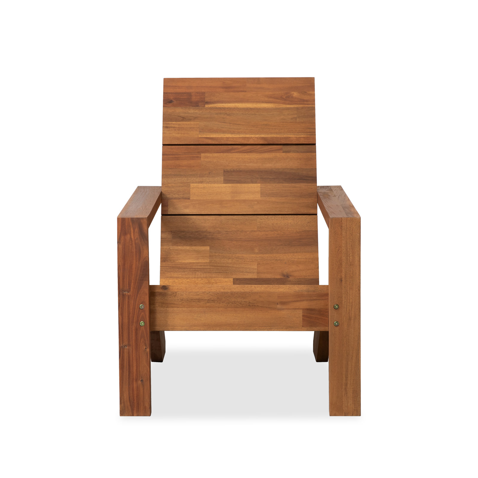 Renae Outdoor Acacia Adirondack Chair
