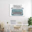 «Inspirational Typewriter Note to Self Canvas», conception par Annabelle Hall-1175737687