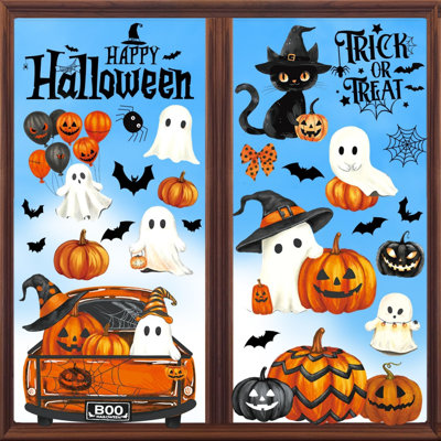 Décoration d'Halloween pour fenêtre