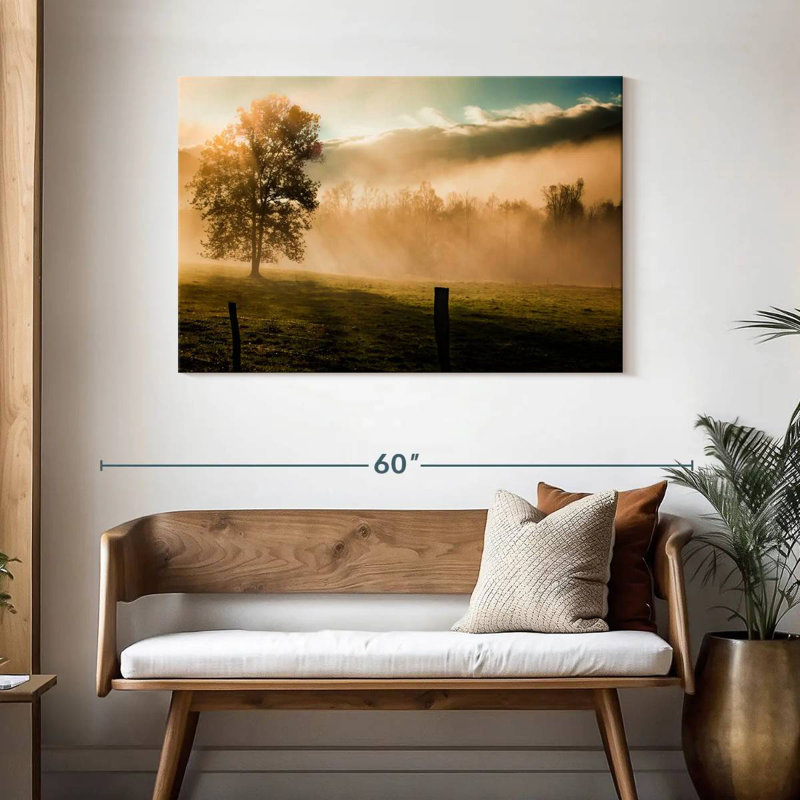 Alvord Mist In Cades Cove, H 30 po x l 45 po