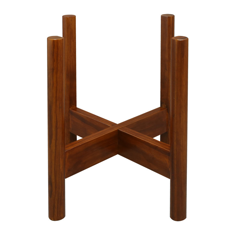 Ogallala Plant Stand, 16" H x 10" L x 10" D, Antique Mahogany