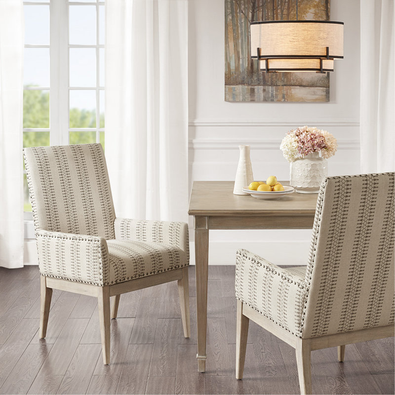 Chaise de salle à manger à dossier haut (ensemble de 2)