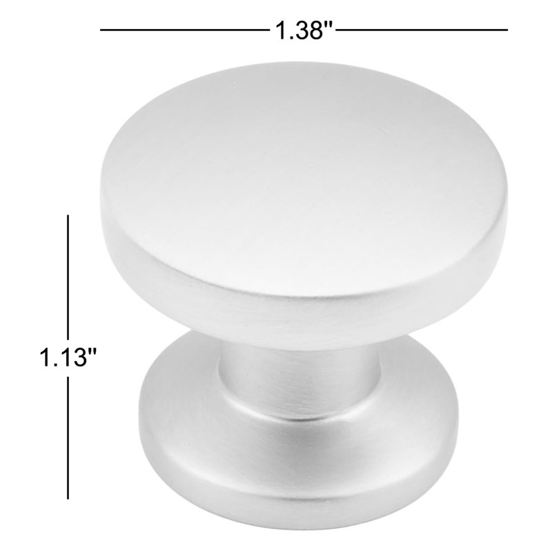 Northport Round Knob, Satin Nickel