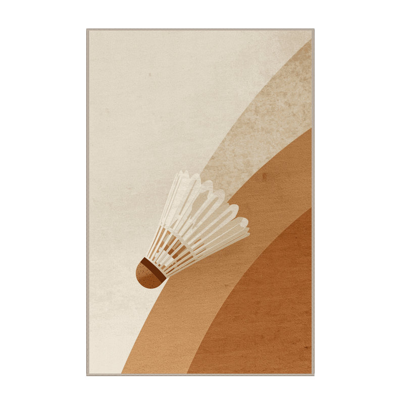 Tapis moelleux moelleux et doux de style olympique Endmion en beige - reliure beige, 4 x 2