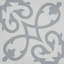 Carreau de mur et de sol à motif ciment 8 po x 8 po Agadir-37903701