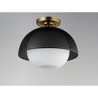 Plafonnier encastré 1 lumière 14,25 po Bacco