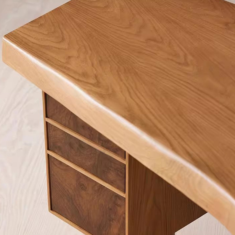 Nordic style minimalist desk, 29.53" H x 78.74" W x 31.5" D