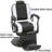 25'' Wide Heavy Duty Metal Swivel Zero Gravity Hydraulic Pump Barber Salon Recliner-1852914616