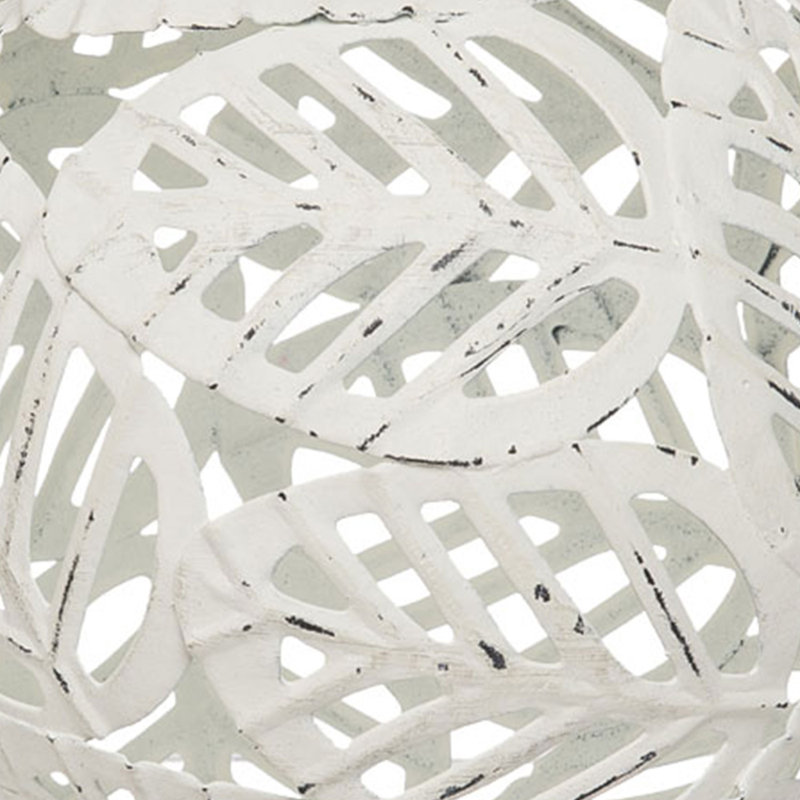 Sculpture boule déco feuille Luciana 