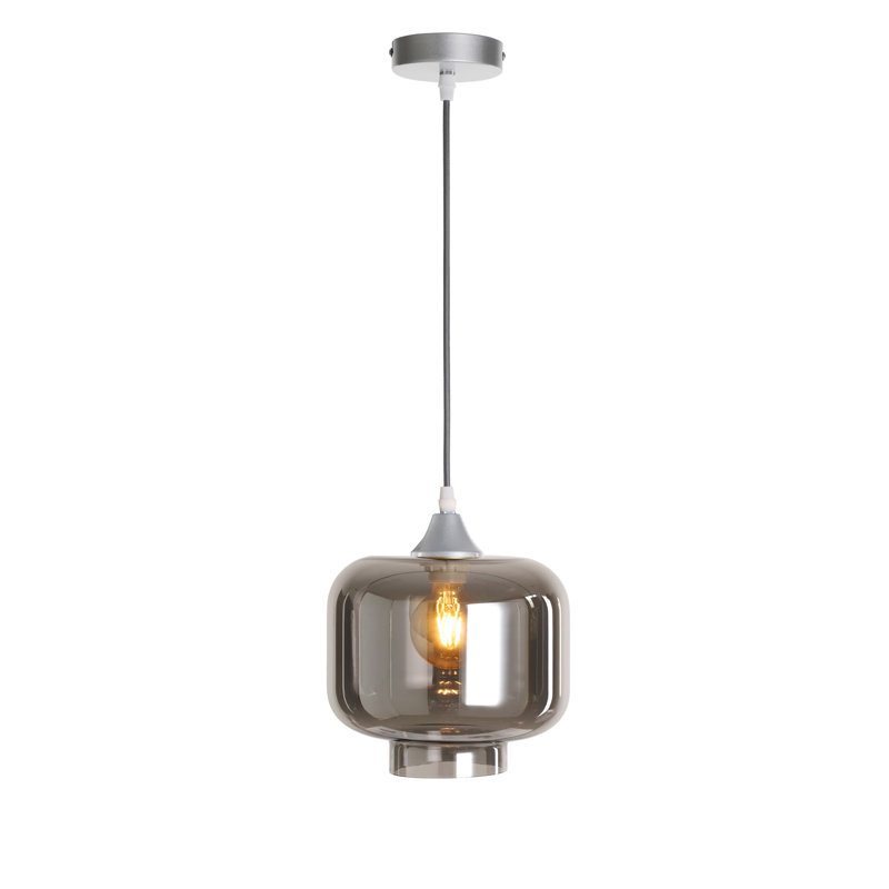 Aevin 1 - Light Pendant, Smoke, Silver