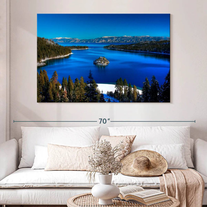 Alvord Lake Tahoe's Emerald Bay, 34" H x 51" W