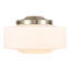 Mini-luminaire suspendu inclinable 12 lumières Franklin Restoration - Lainee - ampoule DEL - finition chrome - abat-jour blanc-529251765-529251722-529251764