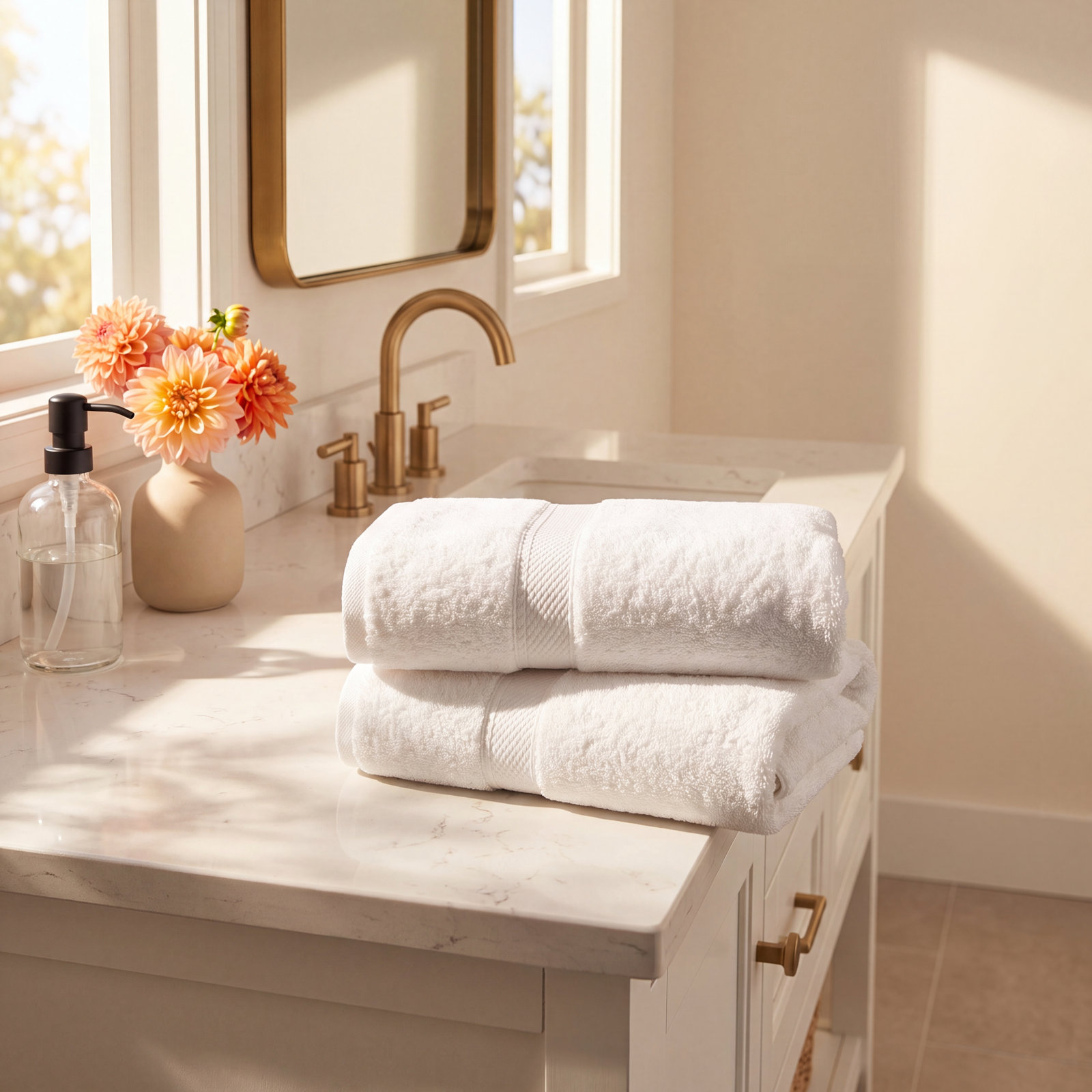 Renata 800 GSM 2 Piece Certified Egyptian Cotton Bath Towel Set , White