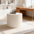 Light Slate Top Cylinder Shape Leather End modern Sofa Table for Living Room furniture-1853684850-1845604582