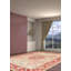 Tapis rouge en laine nouée à la main de conception unique 9 pi 1 po x 12 pi nouvel âge Ushak