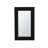Black Narrow Cabinet For Kitchen Use - 25.7" H X 15.7" W With Three Shelves And A Mirrored Door Elegance Bathroom & Mirror Medicine Space Design Interior Sleek In-1795407699