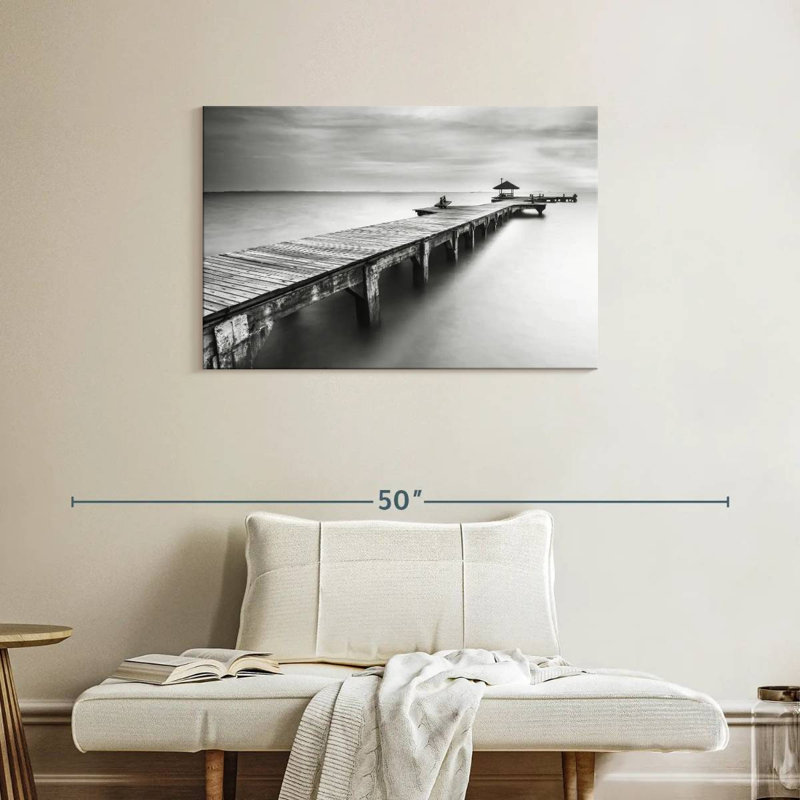 Monochrome beach dock Aletra, H 24 po x l 36 po