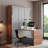 Murphy Bed With Foldable Desk-478633322