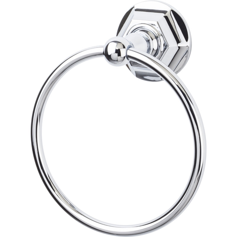 Edwardian Bath  Towel Ring, Polished Chrome