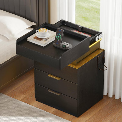 45 cm W Bedside Table