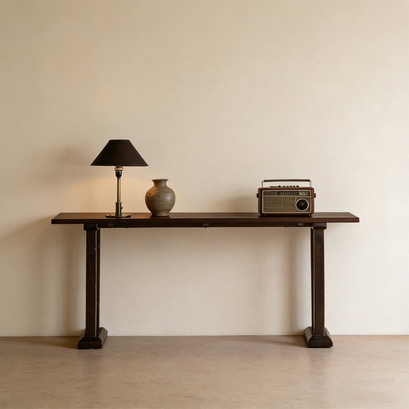Retro Minimalist Practical Console Table
