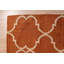 Tapis orange noué à la main Durrant-48158872
