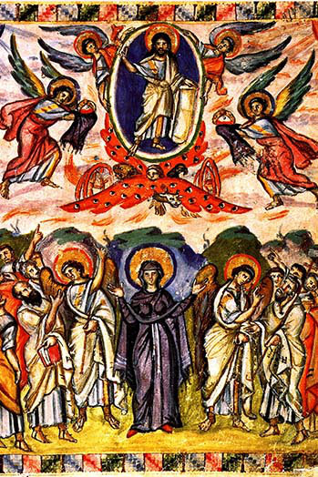 Ascension du christ-impression, H 66 po x l 44 po x P 1,5 po