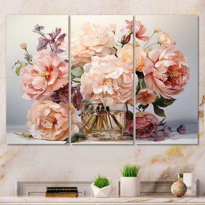 «Perfume Vibrant Elegance II», reproduction sur toile 3 pièces