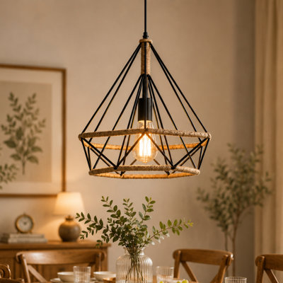 1 - Light Black Single Pendant