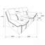Causeuse inclinable avec console Blue Motion